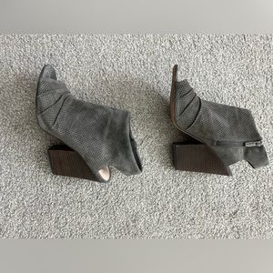 Vince Camuto peep toe booties